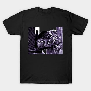 Aliens (1986) APC scene (Scale: 145%) Purple Poster Print T-Shirt